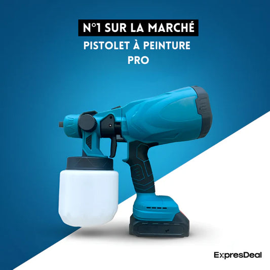 Pistolet à Peinture Électrique Sans Fil Portatif Magique (+Batterie Offerte) 🇧🇫